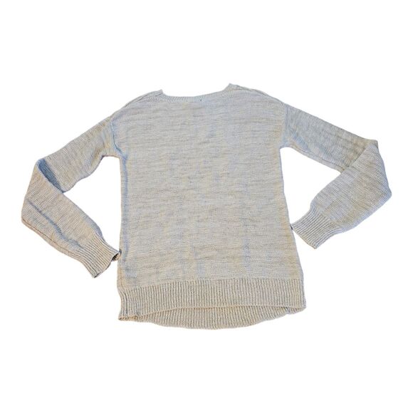 Mossimo Supply Co. Small Beige Long Sleeve Pullover Knit Sweater - Picture 4 of 7